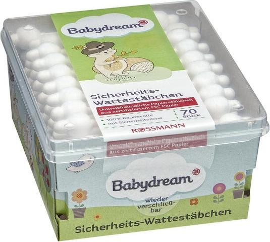 Produktbild Babydream Baby-Wattestäbchen 72 Stück