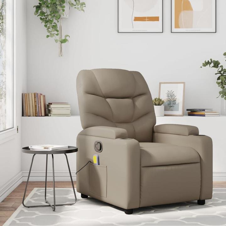 Produktbild VidaXL Massagesessel Cappuccino-Braun Kunstleder,Farbe