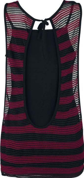 Produktbild RED by EMP 2 in 1 Double Layer Stripe Mesh Top (S)