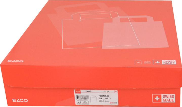 Produktbild Elco Papiertragetaschen mit Flachhenkel (50x)