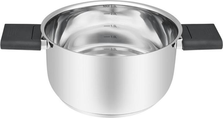 Image du produit Resto CASSEROLE D18CM 2.5L/92202 (Casserole à manche, Acier inoxydable, 18 x 10 cm)