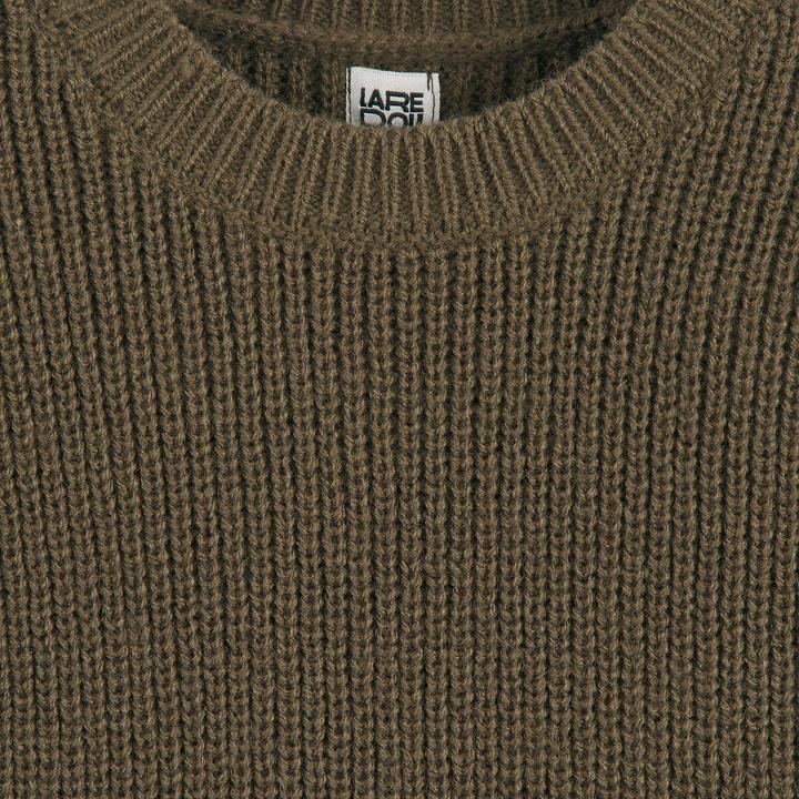 Immagine prodotto La Redoute Collections Grobstrickpullover mit rundem Ausschnitt (98)