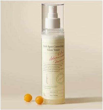 Actual product image Ilios AXIS-Y Dark Spot Correcting Glow Toner tonik wyrównujący koloryt skóry 125ml (Face toner, 125 ml)