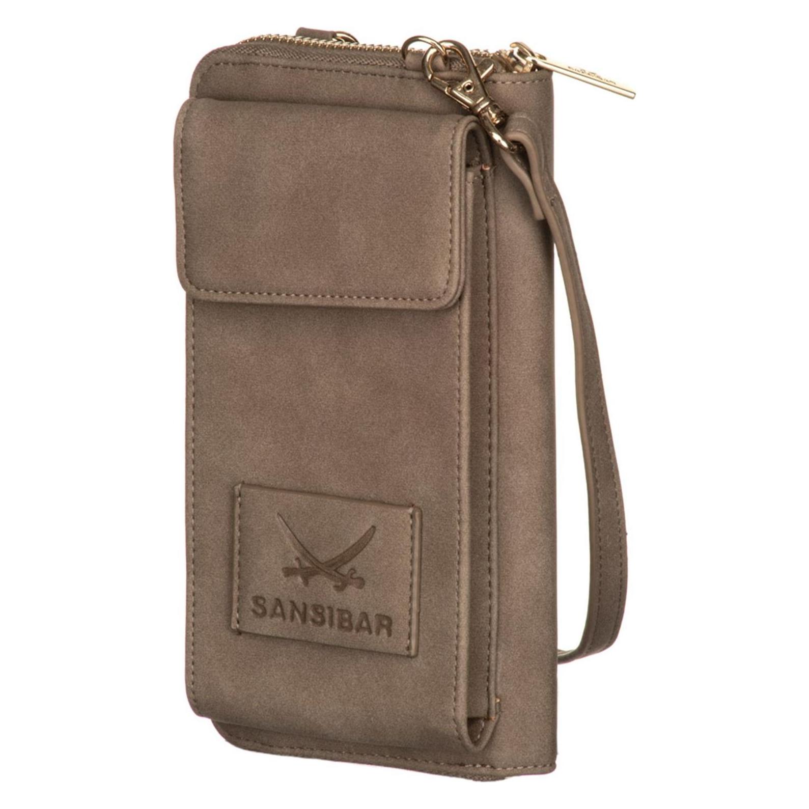 Sansibar, Damen, Handtasche, Handycase, Braun