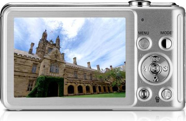 Actual product image Samsung ST70, 14MPixel, 5x WW zoom, HD movies, silver (1/2,3'')