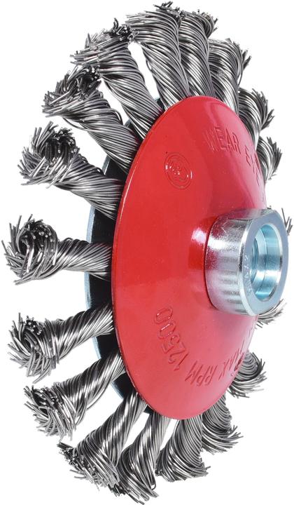Actual product image KS Tools Stainless cone shape steel wire round brush