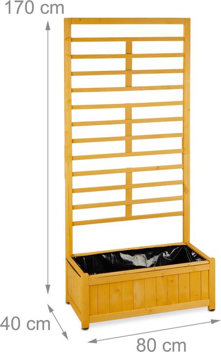 Immagine prodotto Relaxdays Fioriera-da-esterno (31.50 cm, 71 cm)