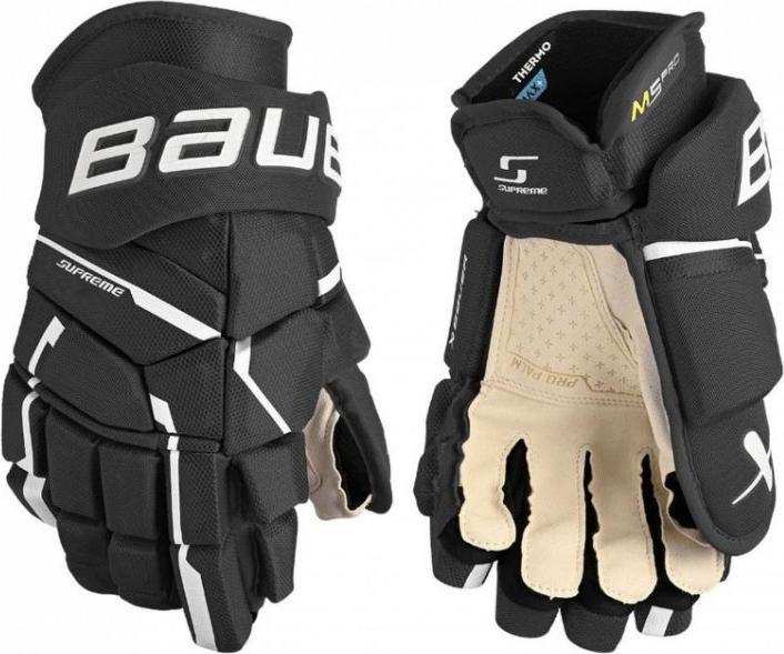Actual product image Bauer Supreme M5 Pro INT Hockey Gloves (Red, 13"/33 cm) (13)