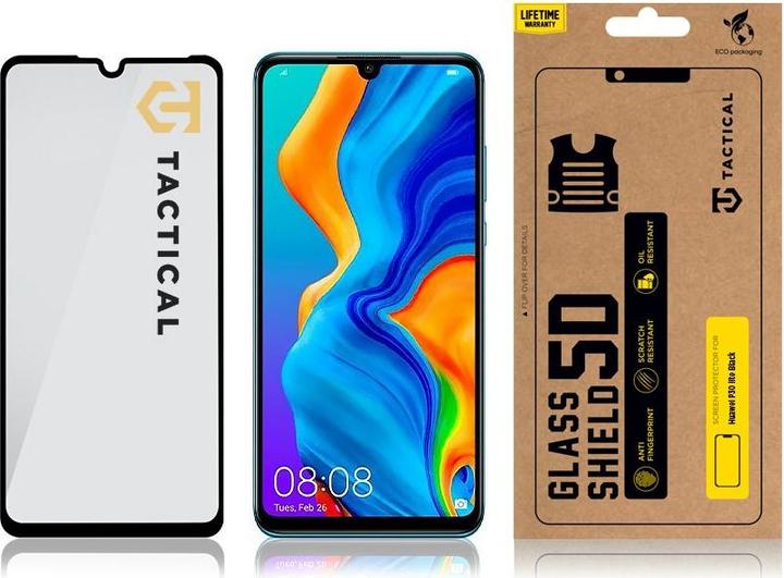 Immagine prodotto NoName Vetro tattico 5D Huawei P30 lite Nero (1 pz., Huawei P30 Lite)