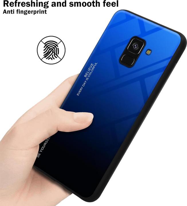 Immagine prodotto Cadorabo Copertura in vetro TPU 2 colori (Samsung Galaxy A8 (2018))