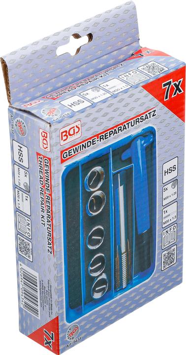 Image du produit BGS Kit de réparation de filets M20 x 1,5 mm 7 pièces