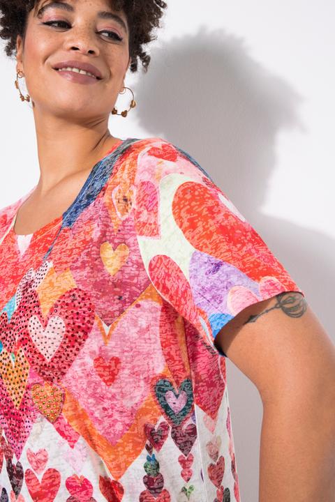 Produktbild Miamoda T-Shirt, A-Linie, Herzmuster (58)