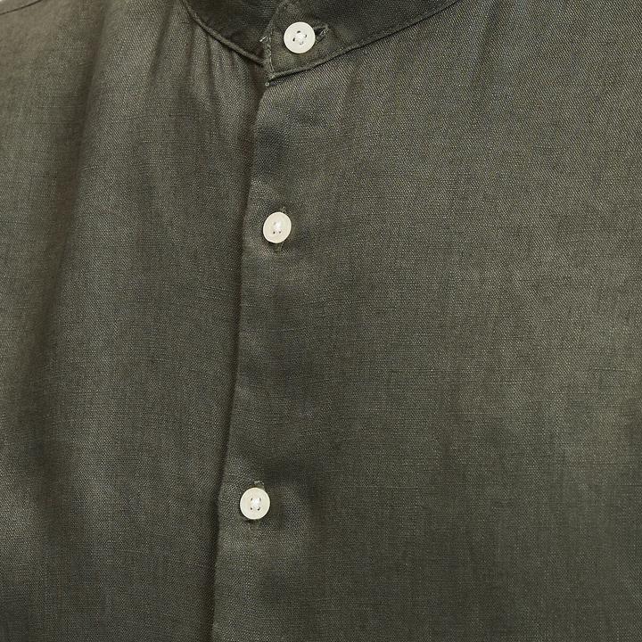 Actual product image La Redoute Collections Gerades Leinenhemd mit Stehkragen (XXL)