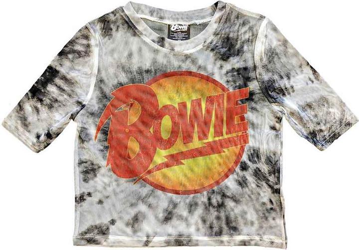 Produktbild David Bowie Diamond Dogs Logo Crop Top (Girlie) (M)