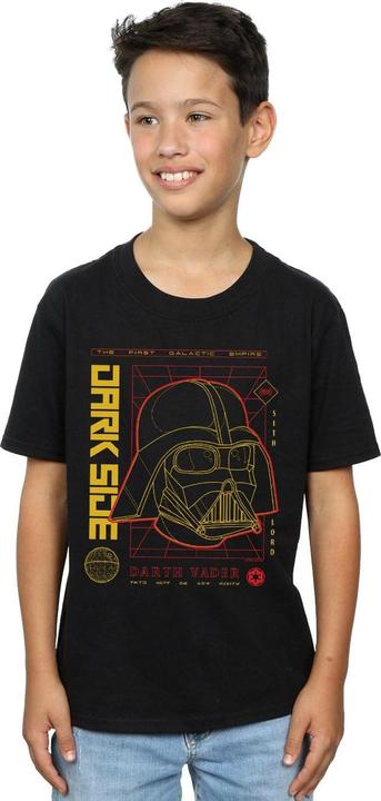 Produktbild Star Wars Darth Vader Dark Grid TShirt Jungen (140, 146)