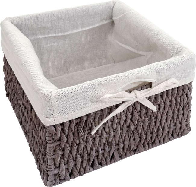 Produktbild Mendler Kommode HWC-H21, Schrank Schubladenkommode, Massiv-Holz Korb-Schublade 80x60x30cm - shabby braun (80 x 60 x 30 cm)