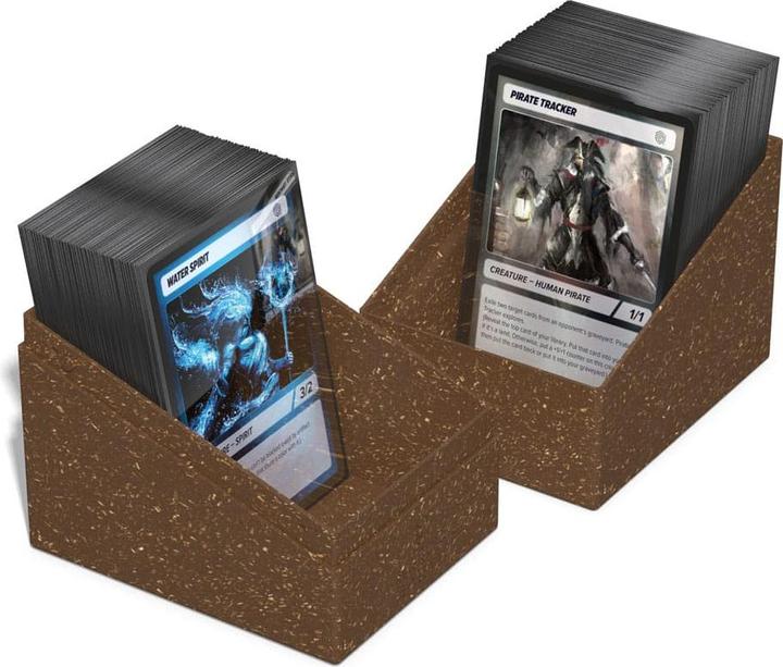 Actual product image Ultimate Guard Return To Earth Boulder Deck Case 133 taille standard Marron
