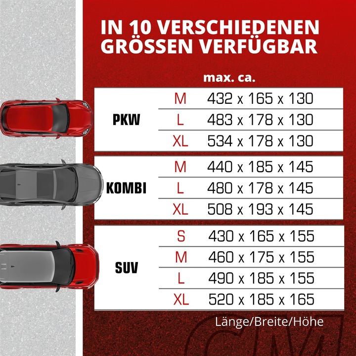 Produktbild Walser Autoplane Indoor Soft, PKW-Abdeckplane Kombi Gröe L schwarz