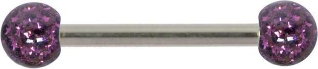Produktbild Bijouteria Brustpiercing (Epoxiharz, Kristall, Chirurgenstahl 316L)