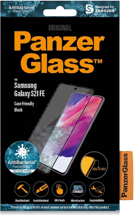 Actual product image PanzerGlass Case Friendly (1 Piece, Samsung Galaxy S21 FE)