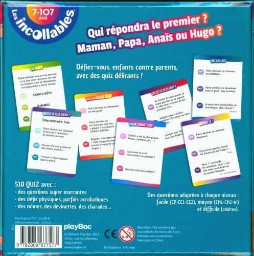 Image du produit Les incollables, 7 à 107 ans : 510 questions pour se défier chacun à (Jeu-questionnaire, Français)