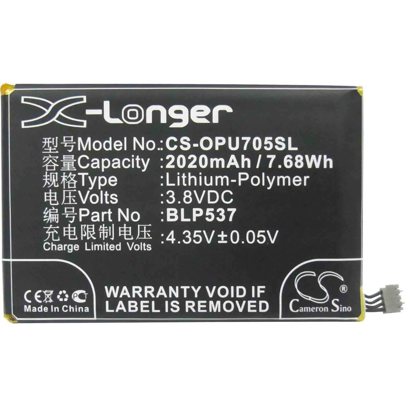 CoreParts Battery for OPPO Mobile, Smartphone Akku