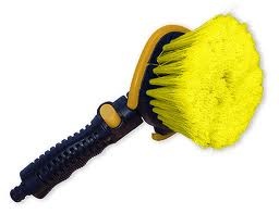 Immagine prodotto Bradas ES2531 Spazzola per autolavaggio blu con interruttore ON/OFF, giallo, 10 x 5 x 5 cm