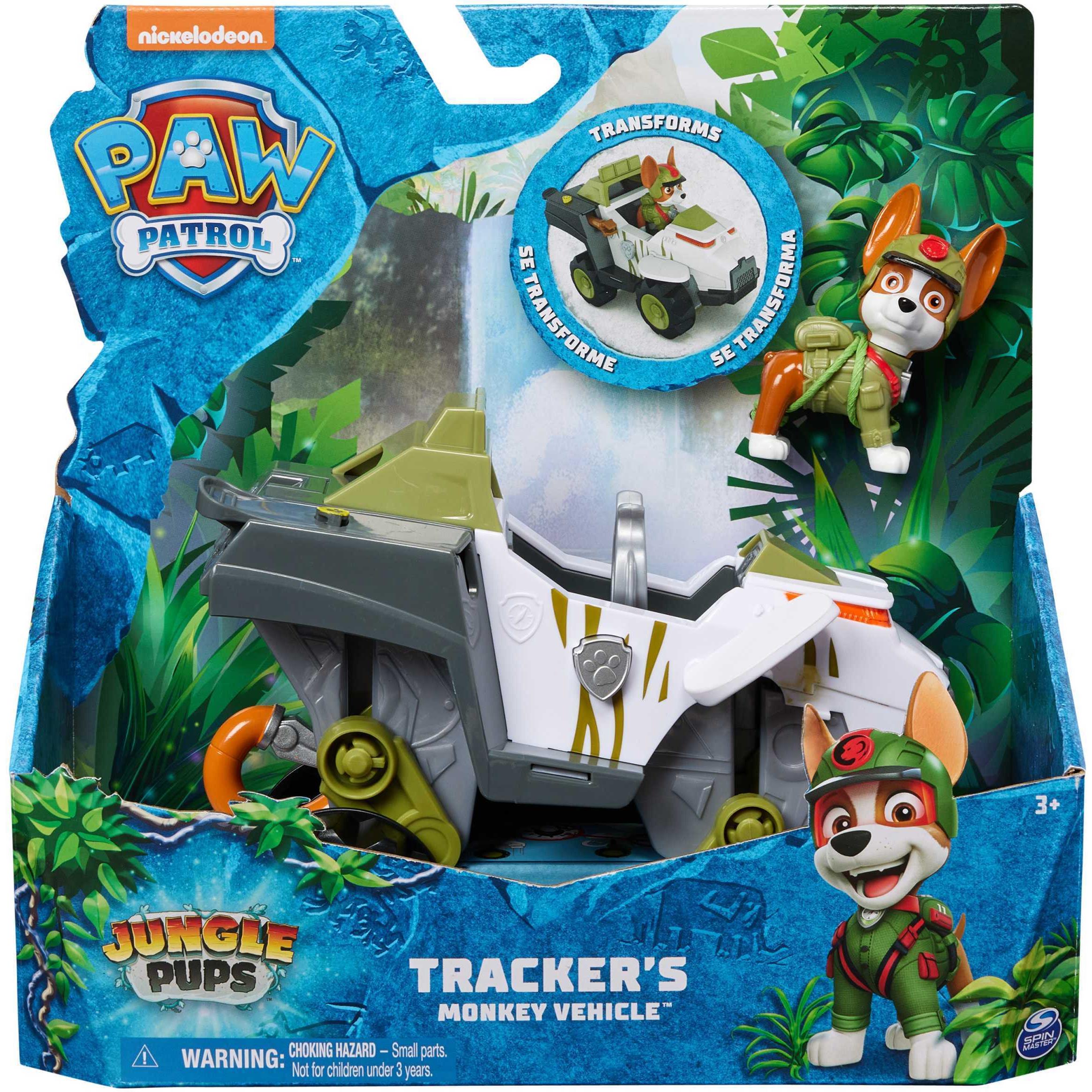 Spin Master Verde/Grigio/Bianco Paw Patrol Jungle Pups Deluxe Veicolo Tracker