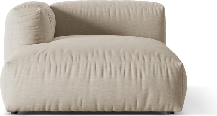 Image du produit Micadoni Chaise longue modulable gauche, "Martina", 1 Place, 176x123x75 Fabriqué en Europe (Recamière)