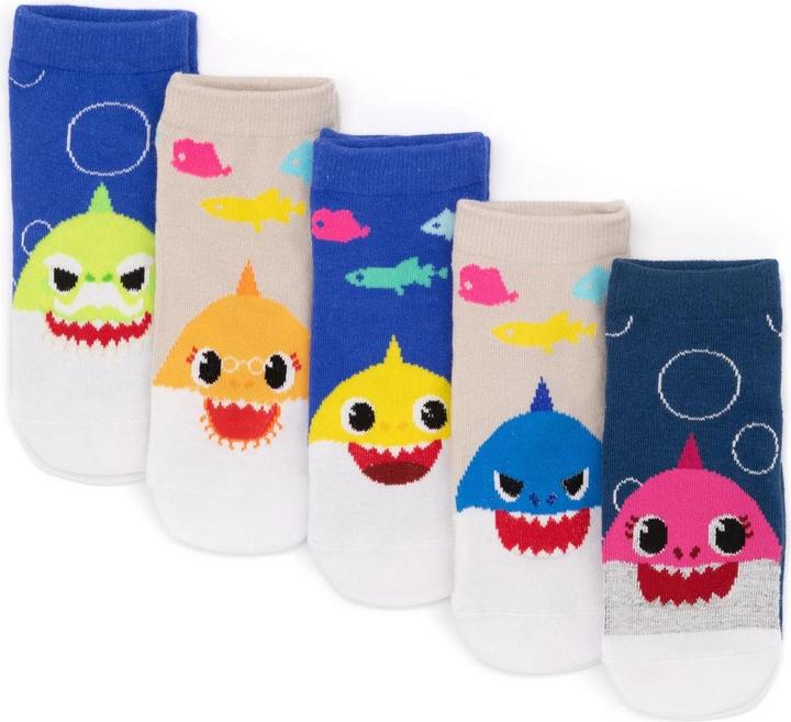Immagine prodotto Pinkfong Calzini per bambini/bambini (confezione da 5) (Confezione da 5 pezzi, 27 - 31)