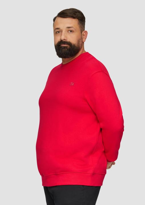 Produktbild s.Oliver Sweatshirt Sweatshirt aus Baumwollmix mit Logo-Detail (5XL)