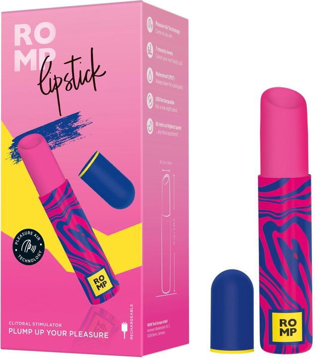 Actual product image Romp Lipstick clitoral vibrator (1 pc)