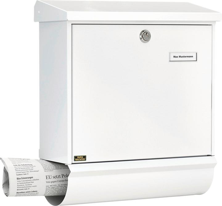 Image du produit Burg Wächter Set de boîtes aux lettres en tôle d'acier COMFORT-Set 91300 W