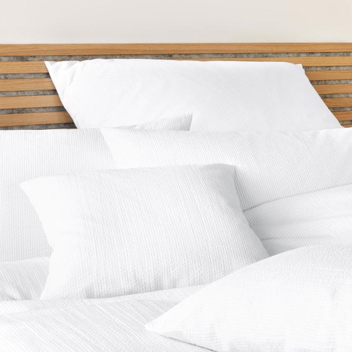 Image du produit Elegante Web-Seersucker Bettwäsche Stockholm (Set de linge de lit, 155x220 cm + 80x80 cm)