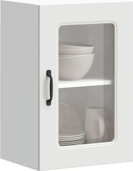 Produktbild VidaXL Küchen-Hängeschrank mit Glastür Kalmar Weiss Holzwerkstoff (60 x 31 x 60 cm)