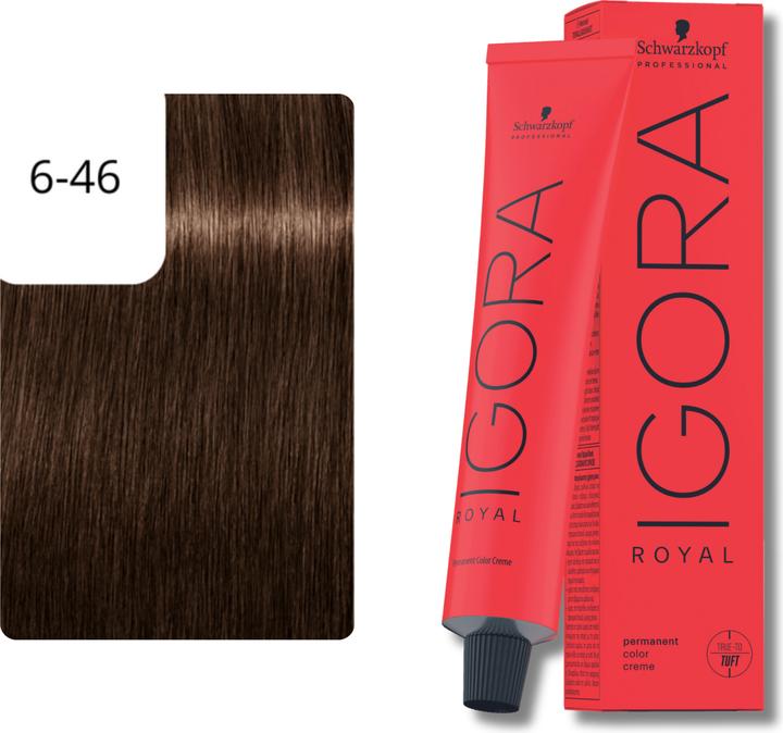 Actual product image Schwarzkopf Professional Igora Nude Tones (6-46 Dark blonde Beige chocolate)