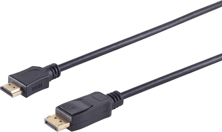 Actual product image NoName DisplayPort > HDMI (ST-ST) 1m Black (1 m, HDMI, 1.2)