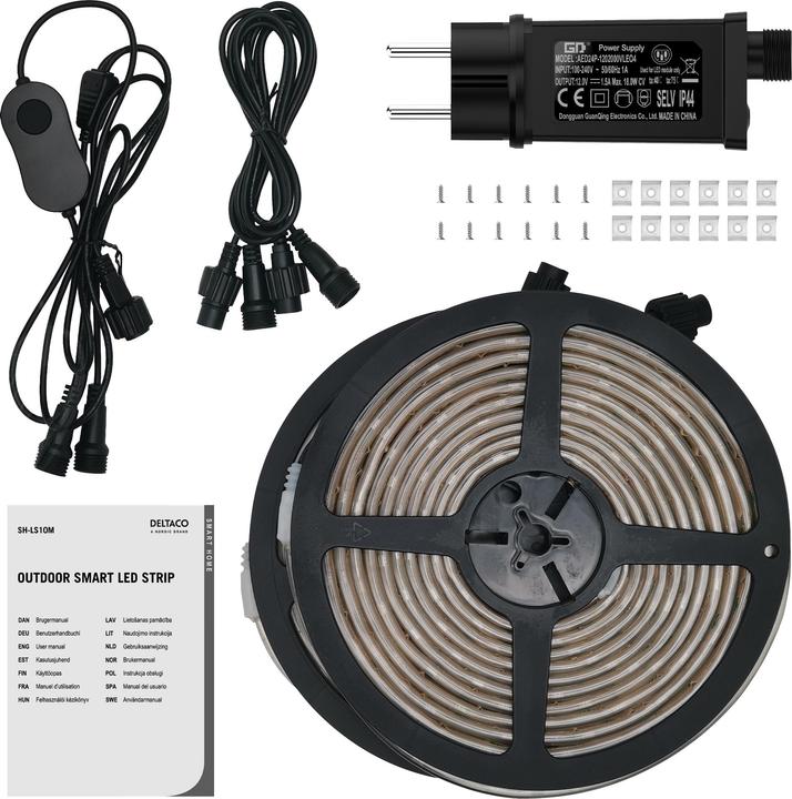 Immagine prodotto Telestar SH-LS10M (Bianco, Multicolore, RGB, RGBW, 1000 cm, Esterno, Interno)