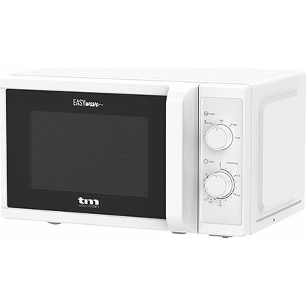 TM Electron Mikrowelle mit Grill Weiss 700 W 20 L, Mikrowelle, Weiss