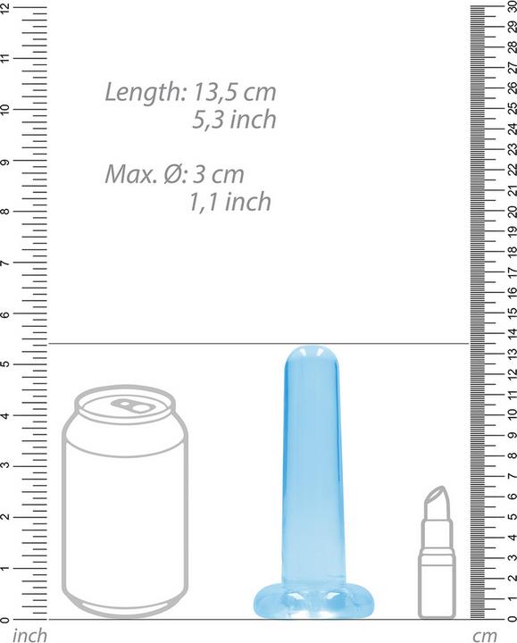 Produktbild RealRock Non Realistic Dildo With Suction Cup 5,3" / 13,5cm