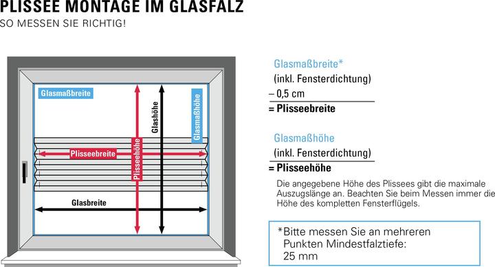Produktbild Gardinia Plissee Concept zum Klemmen Flowers and Plants Zweig (70 x 130 cm)