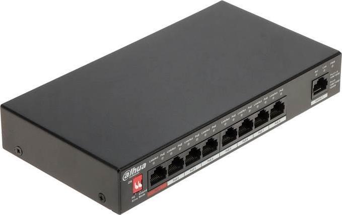 Actual product image Dahua Technology PFS3009-8ET-96 Unmanaged L2 Fast Ethernet (10/100) Power over Ethernet (PoE) Sch... (9 ports)