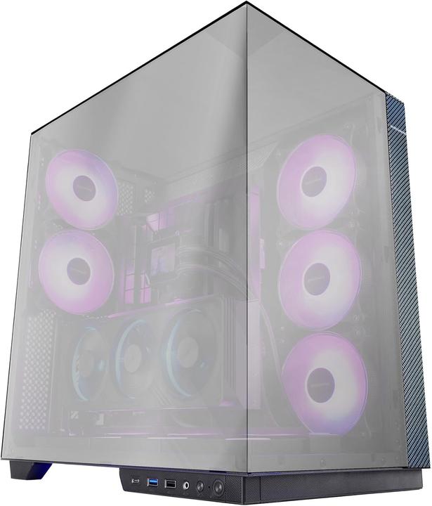 Immagine prodotto Mars Gaming Boitier Moyen Tour Atx Mc-3gf Pro RGB Avec Panneaux Vitrés (Noir) (ATX, mATX, Mini-ITX)