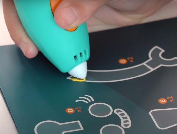 Immagine prodotto 3Doodler Start PLUS 3D PRINTING PEN SPLUS penna 3D 0,77 mm Turchese, Giallo