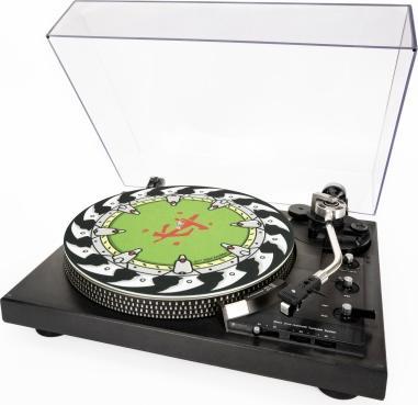 Actual product image DEVplus Doom The Dark Ages Slip Mat Shield Saw 30 x 30 cm (Turntables)