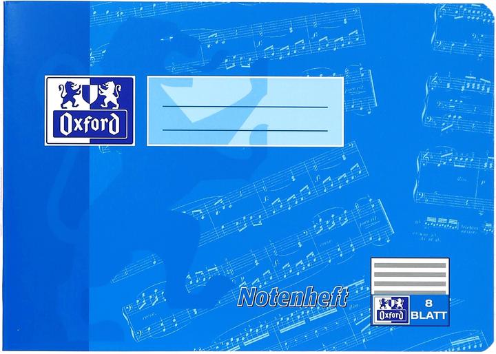 Produktbild Oxford Notenheft A5 (A5, Liniert, Harter Einband)