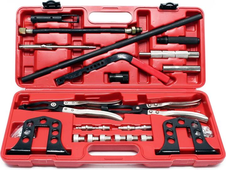 Produktbild Wiltec Druckluft Ventilfederspanner Ventilfeder Set Ventilschaftdichtung