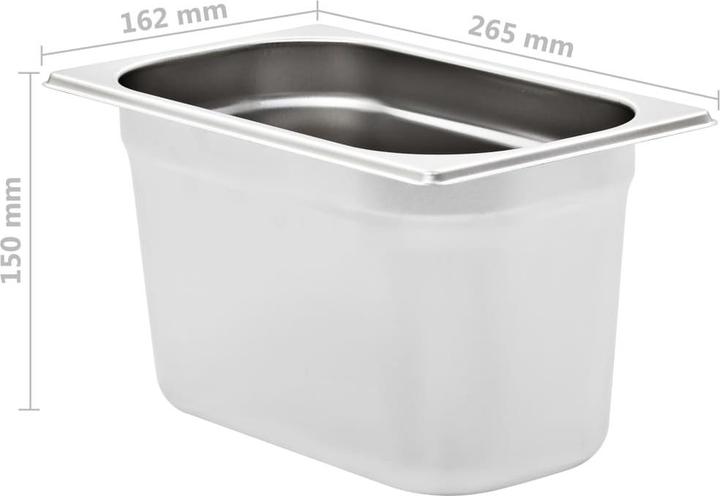 Image du produit vidaXL Gastronorm-Behälter (GN 1/4, 2.80 l)