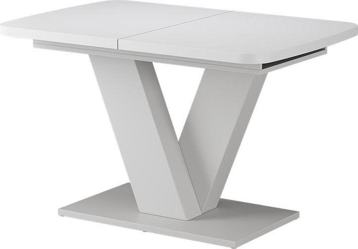 Actual product image Vicco Esstisch Fenaro, Weiss/Weiss/Weiss, 120 x 80 cm ausziehbar (120 x 120 x 77.40 cm)