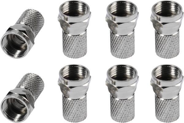 Produktbild Vivanco F Stecker, 7 mm, 8 Stk.